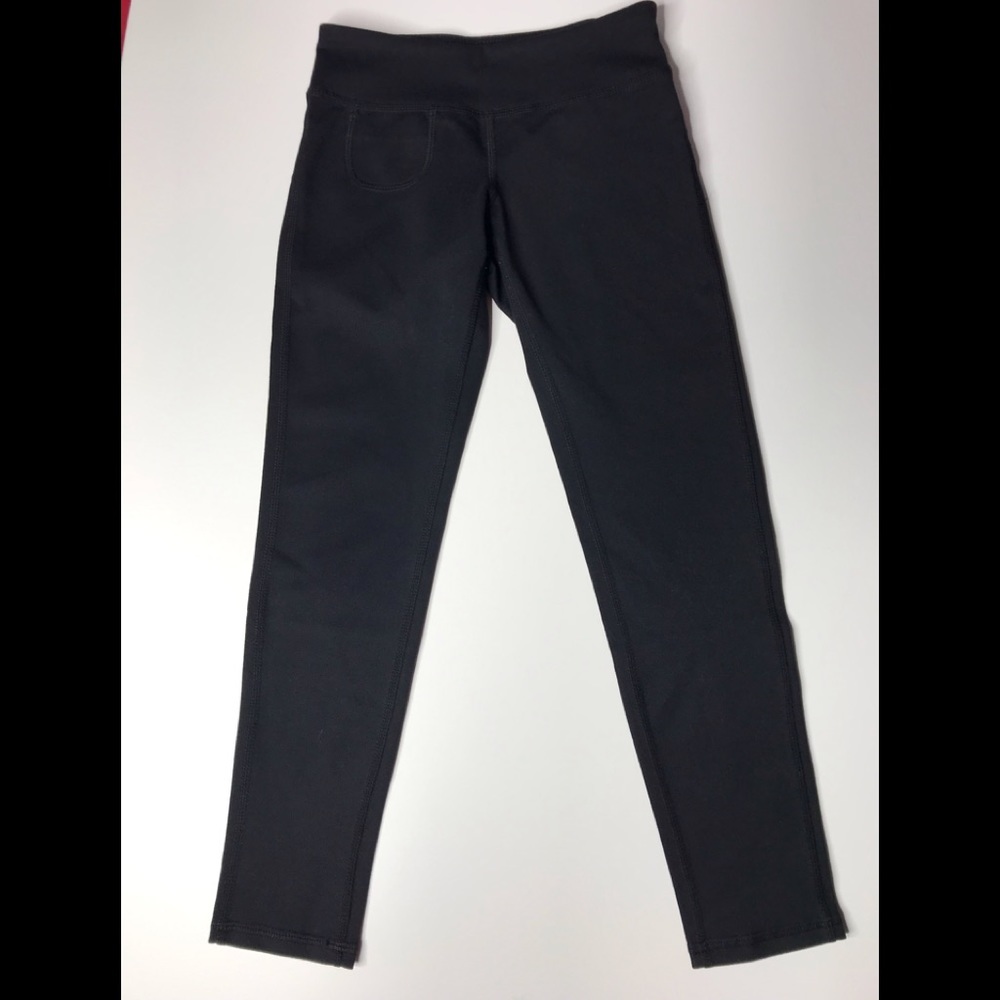 ZELLA GIRLS Freedom black yoga legggings 5/6